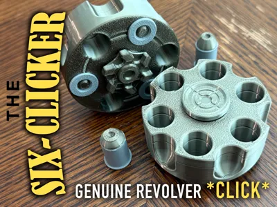 The Six-Clicker Revolver Spinner Fidget