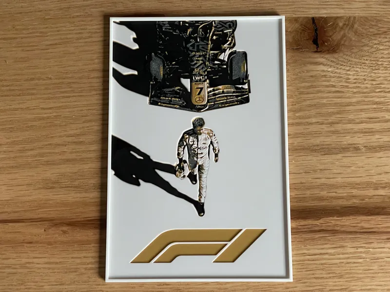 F1: The Movie (2025) Hueforge Movie Poster
