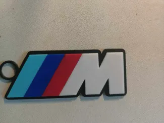 Bmw m series Keychain new logo (with m )