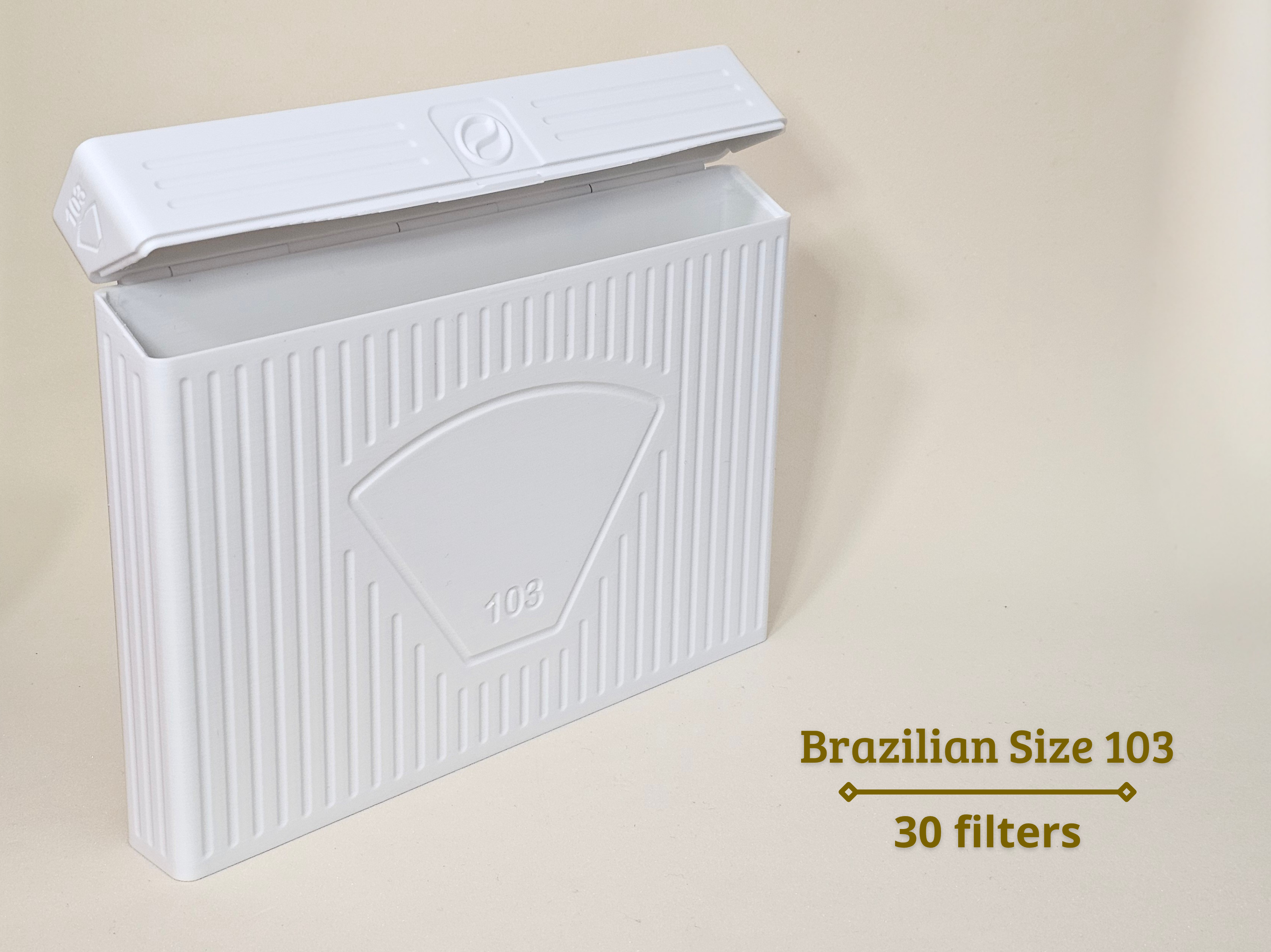 Miniatura 2 do modelo 3D FilterBox – Coffee Filter Storage Case
