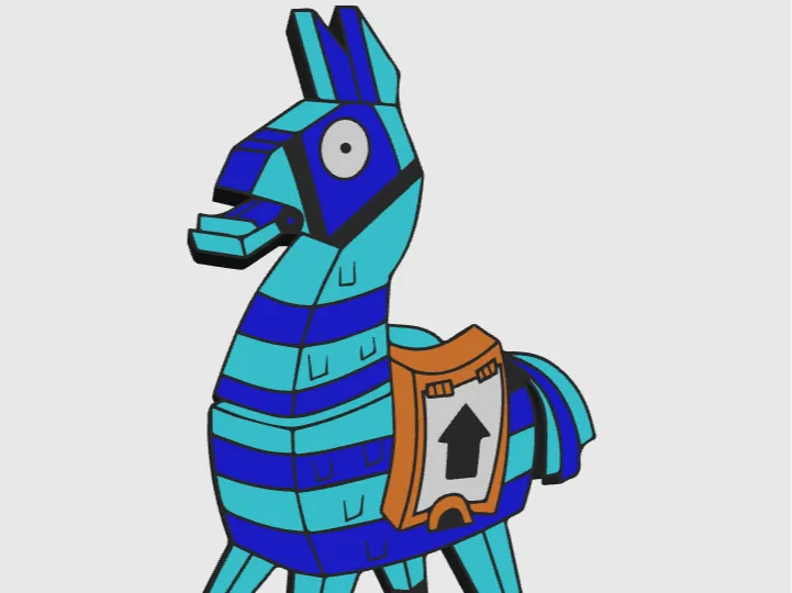 Fortnite Lama Skin Lampe