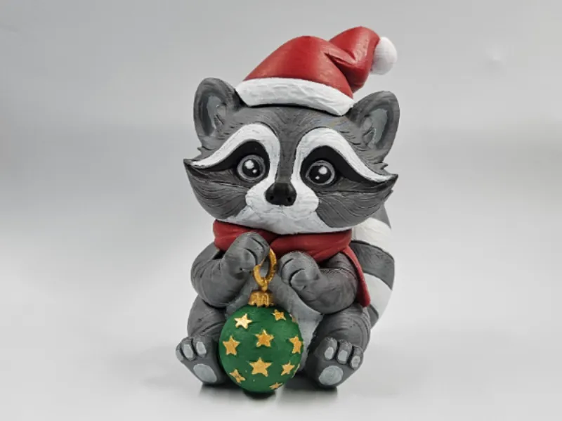 Christmas Racoon