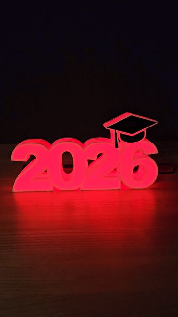 Graduation 2026 led light