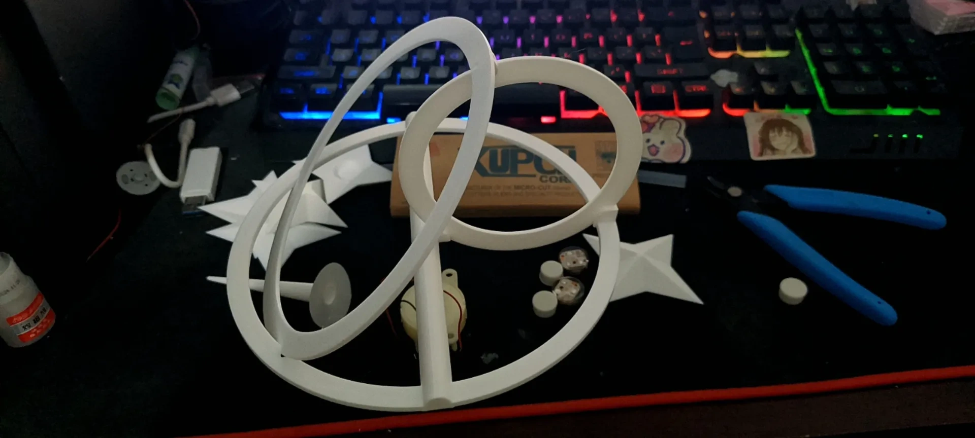 Miniatura 1 do modelo 3D 自选转可动第五人格眩晕特效