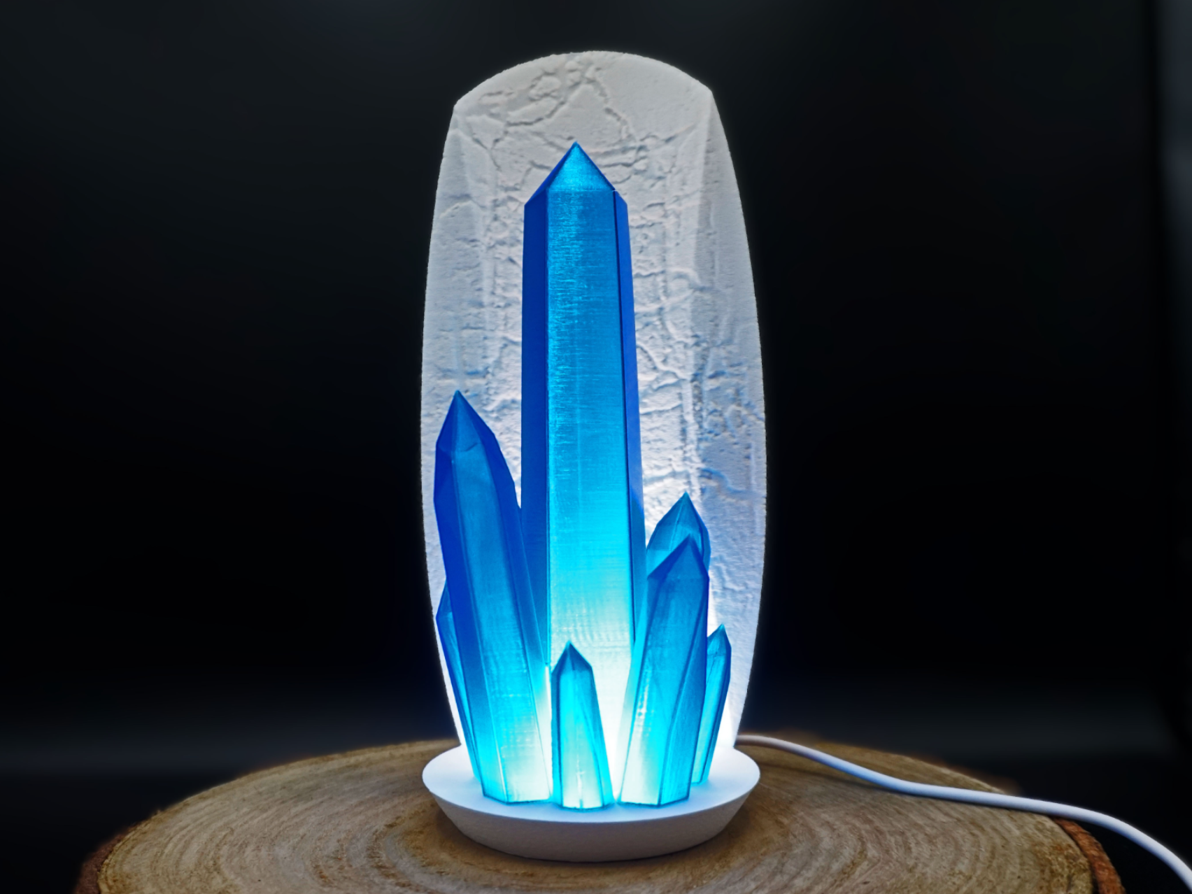 Crystal Cluster Lamp For LED Kit (No AMS)