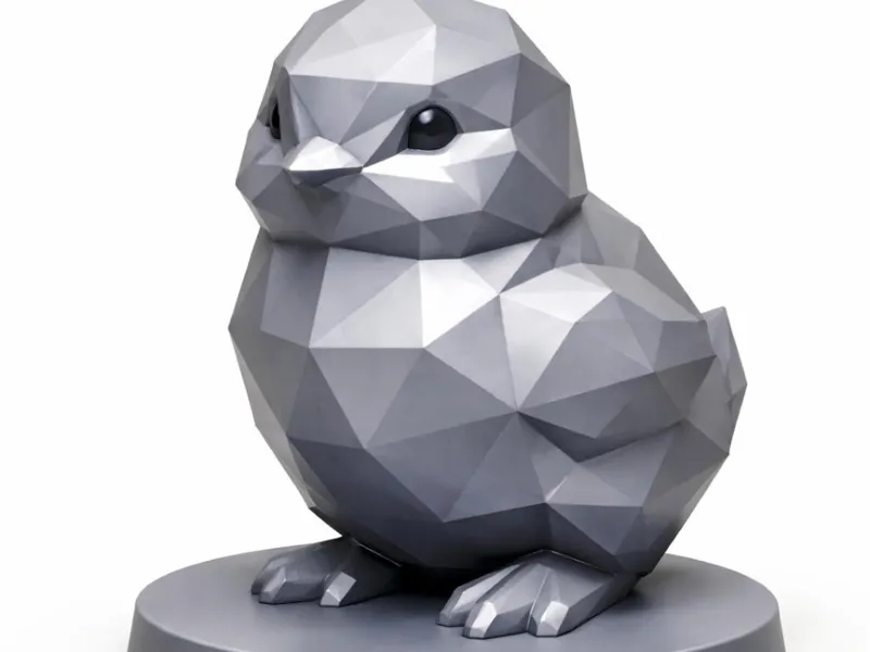 Kücken Low Poly