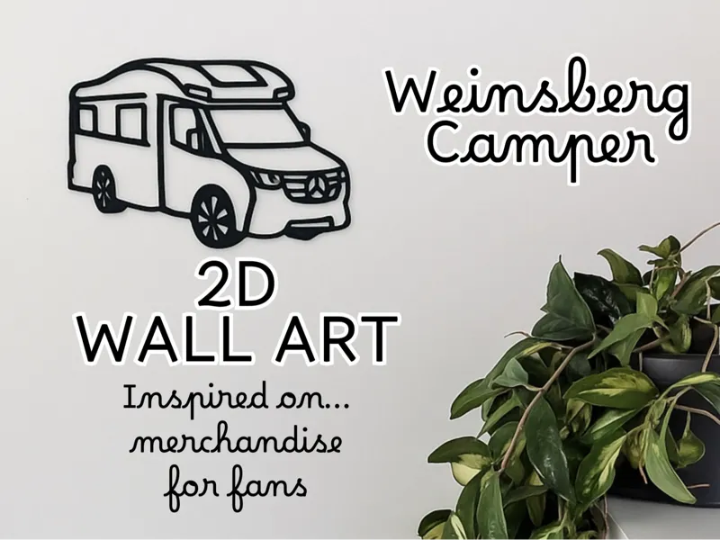 Weinsberg Mercedes 2D Wall art decoration