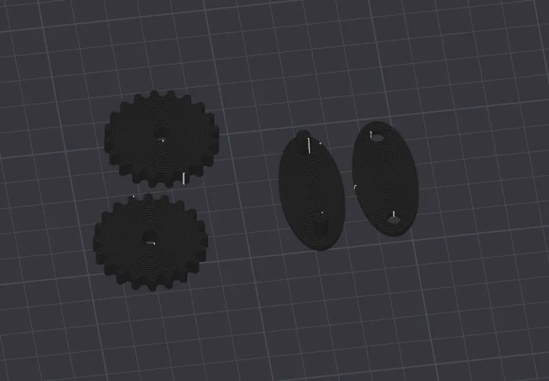 Smooth Spinning Gear Fidget