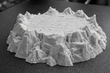 Figura decorativa: Circular Mountainous Base For Diorami & Figure — vista de referencia 3