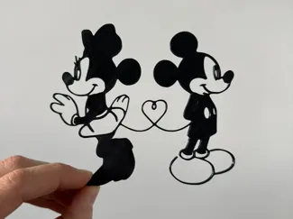 Micky Mouse and Minnie