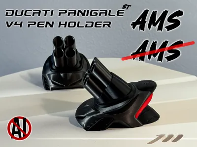 Ducati Panigale V4 Style Quad Pen Holder