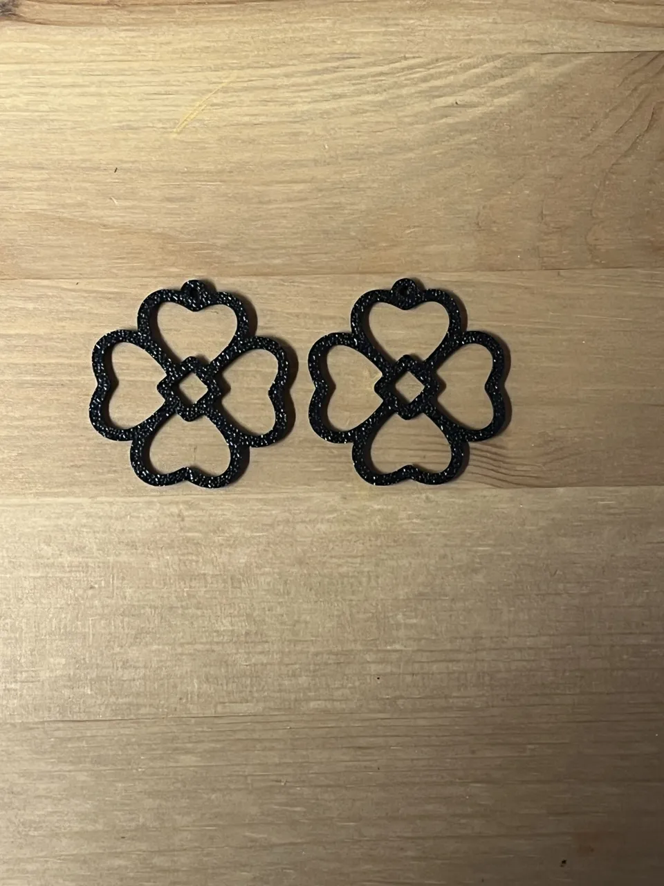 flower earrings view 2