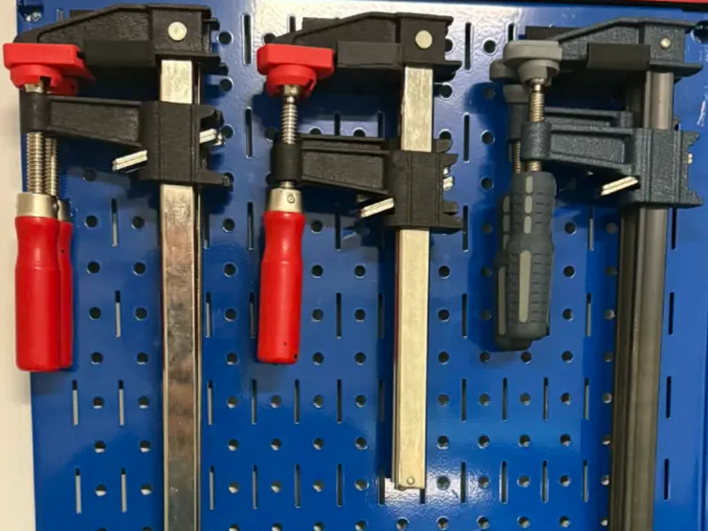 Clamp Holder for Pegboard
