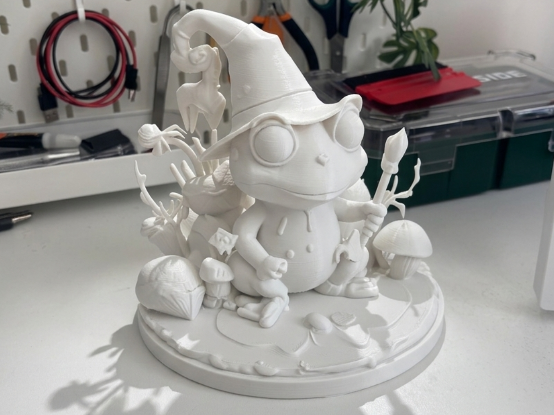 Magical Wizard Frog Diorama | Enchanted Toad