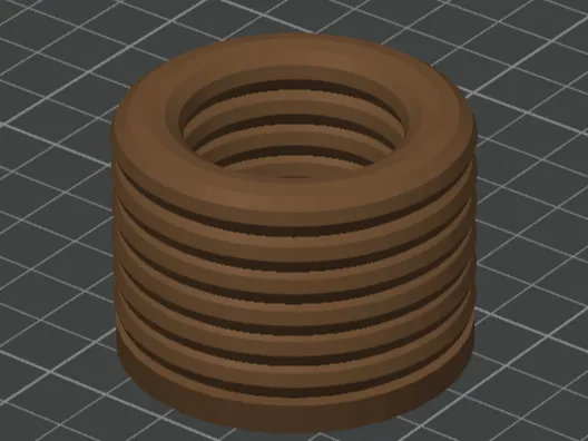 Small Wavy Plant Pot (X4)