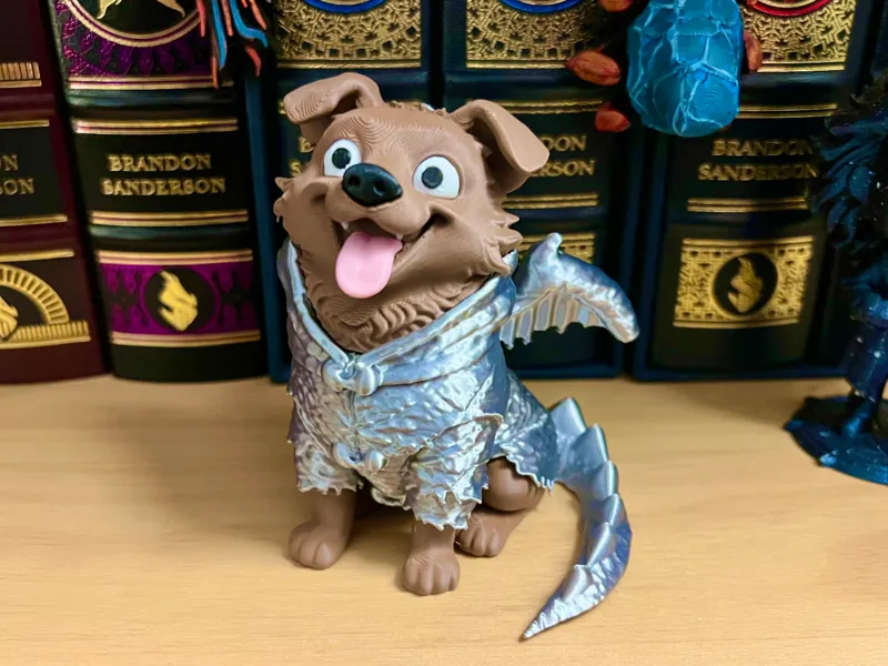 The Dog Who Wanted to Be a Dragon Bookshelf Buddy