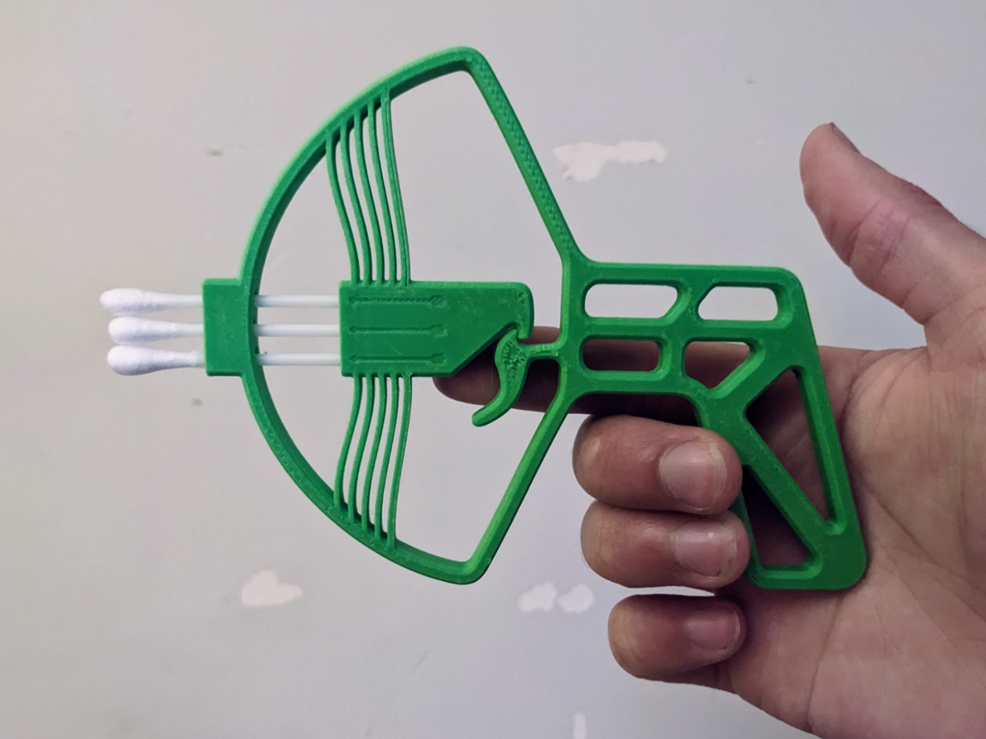Tri-Shot Q-tip Shooter - 1
