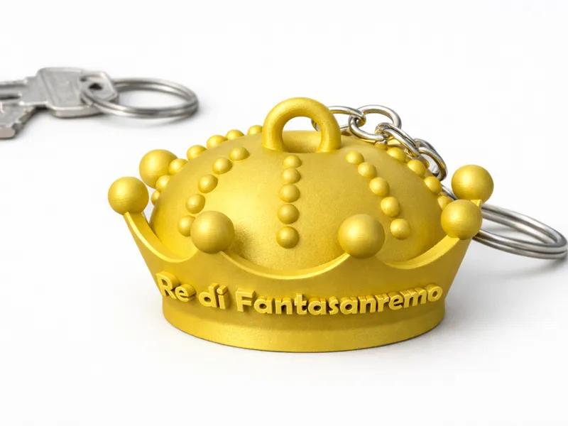 Re di Fantasanremo Portachiavi corona - Sanremo 