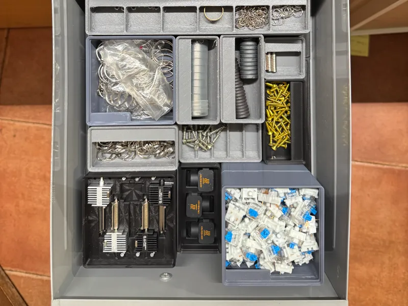 Ikea Helmer drawer Gridfinity base plate