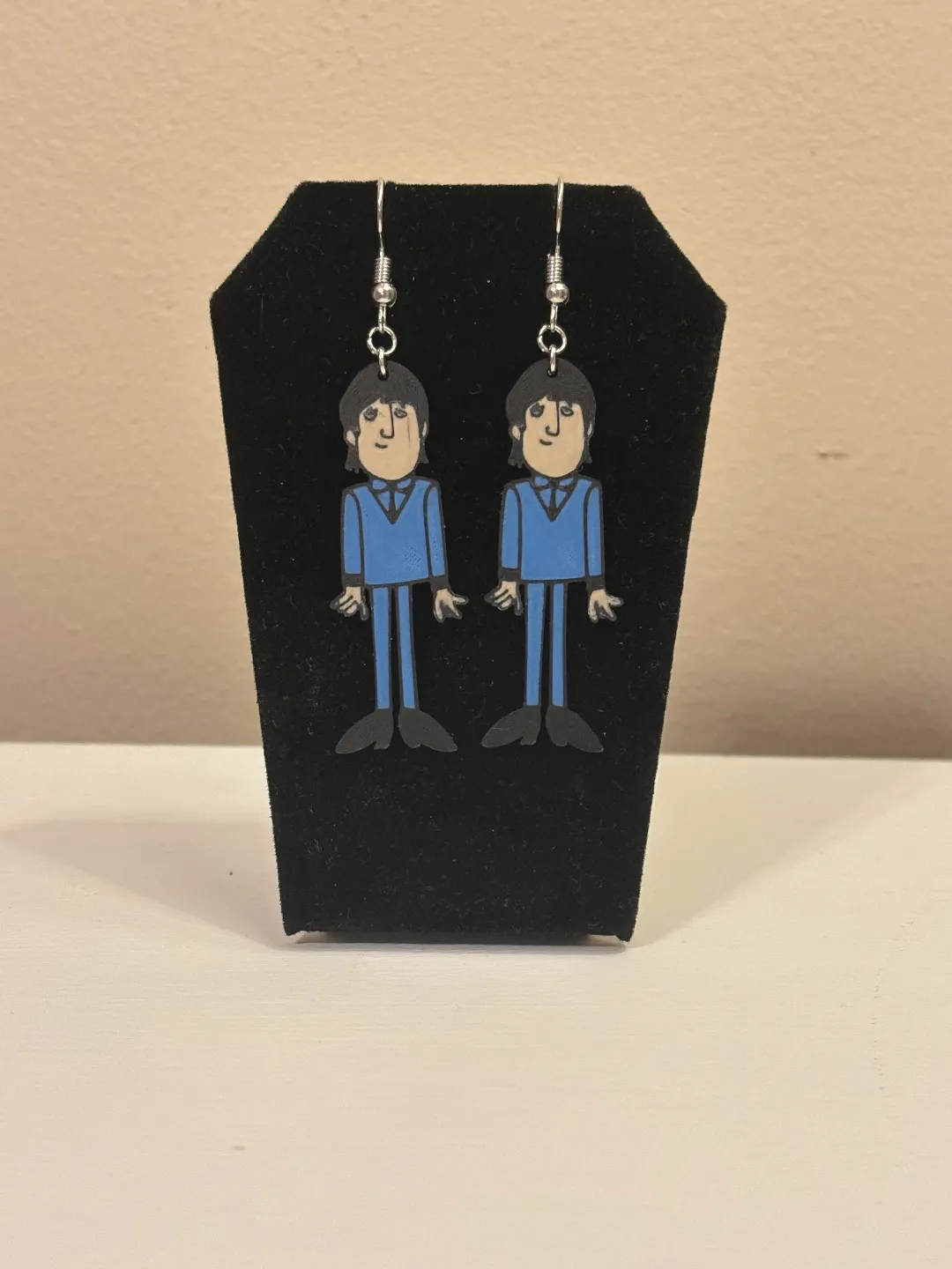 Cartoon Beatles Earrings view 3