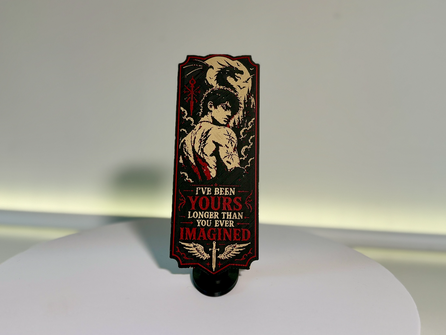 Bookmark Fourth Wing dark romance fantasy