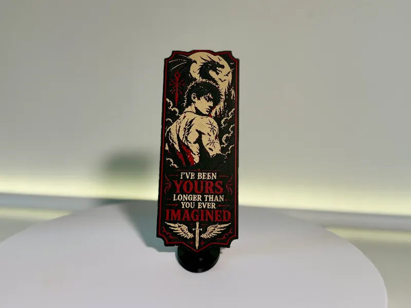 Bookmark Fourth Wing dark romance fantasy