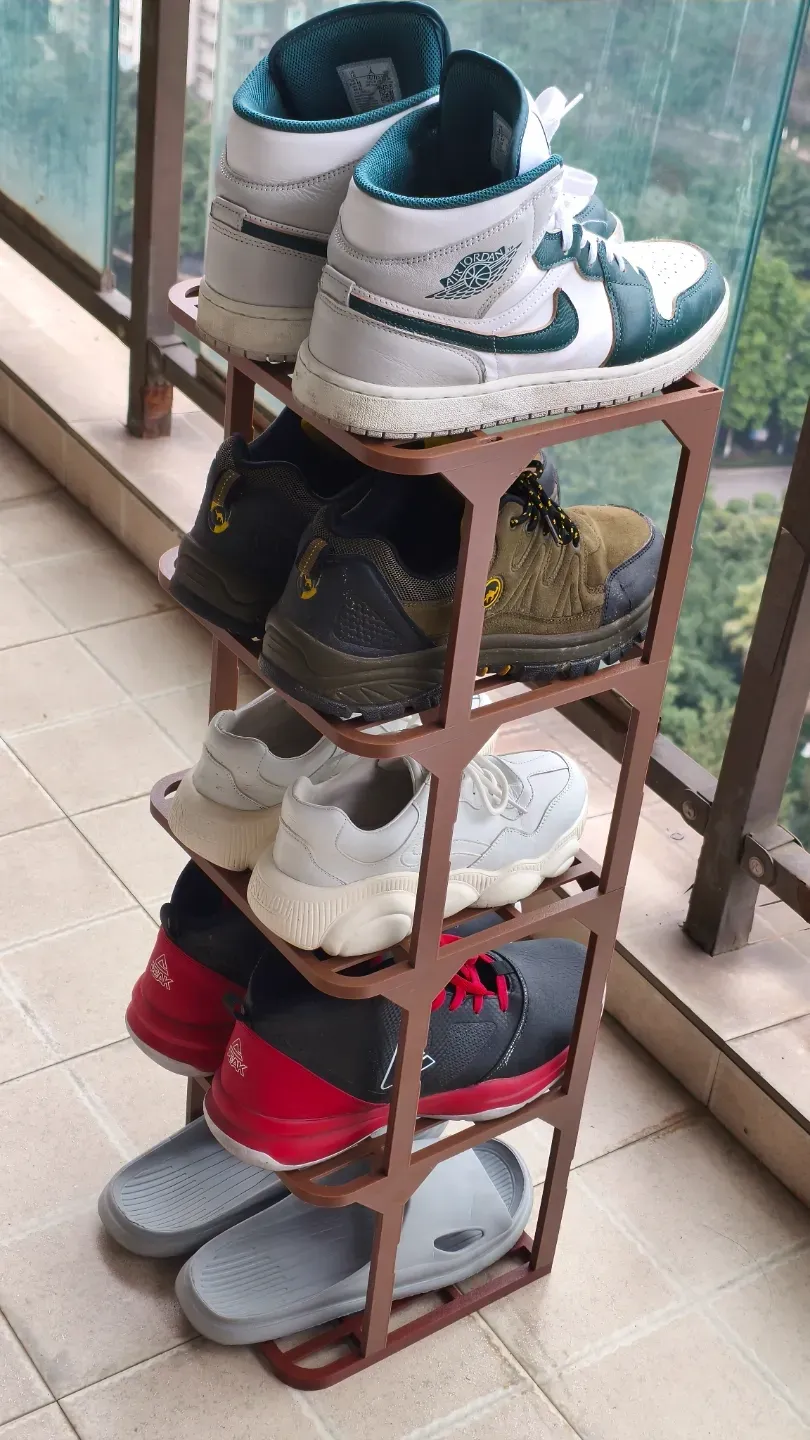 Modular Minimalist Shoe Rack by LiqStudio MakerWorld: Download Free 3D ...