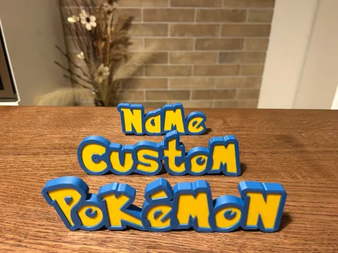 Custom Name Pokémon font view 3