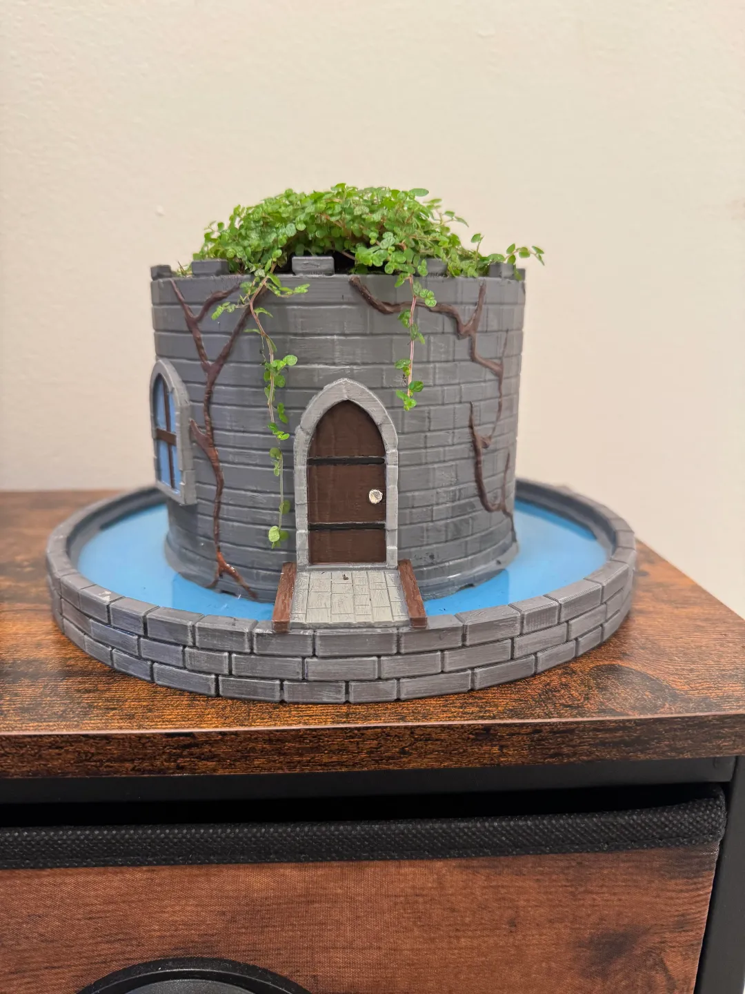 Castle Planter with Self Watering Moat view 3