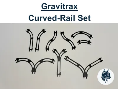 Gravitrax Curved Rails | Gravitrax Accessory