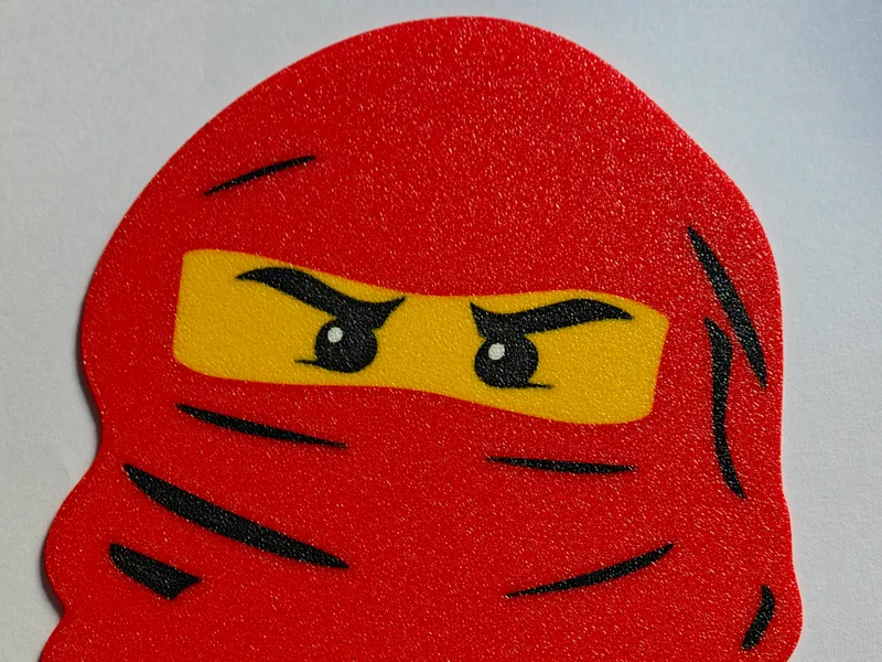 Ninjago red plate
