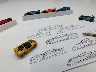 Side View Drawing Stand