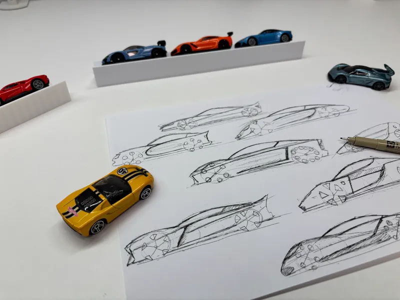 Side View Drawing Stand
