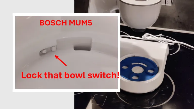 Bowl Lock for Bosch MUM5 Stand Mixer