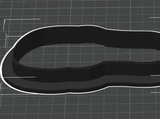sandal cookie cutter