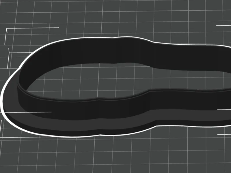 sandal cookie cutter