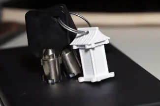 Japanese Lantern Keychain