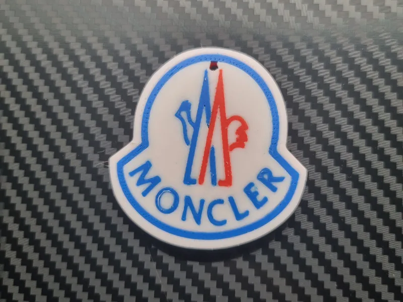 moncler badge keyring