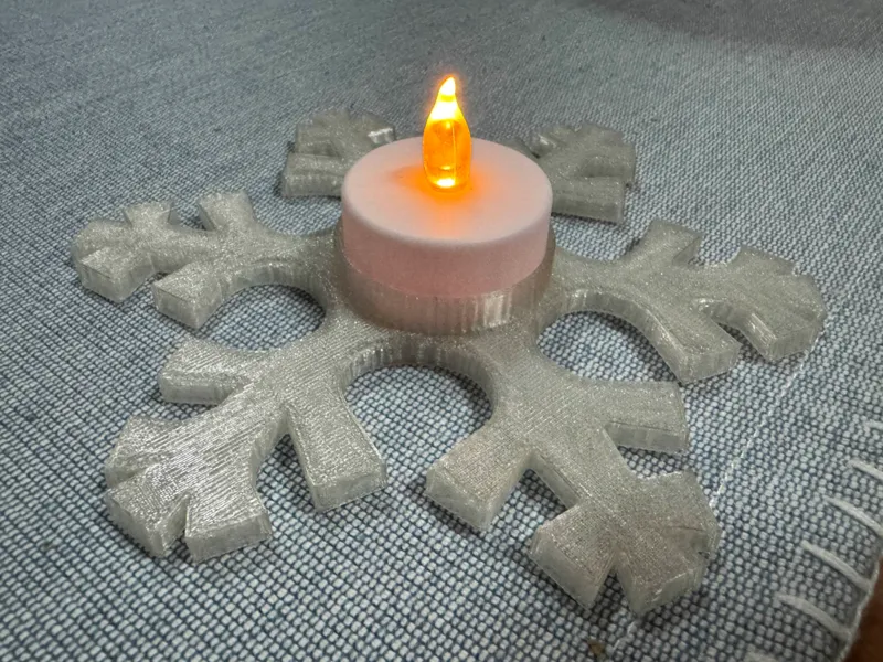 Snowflake Tealight