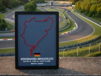Nürburgring Nordschleife 3D Shelf Display