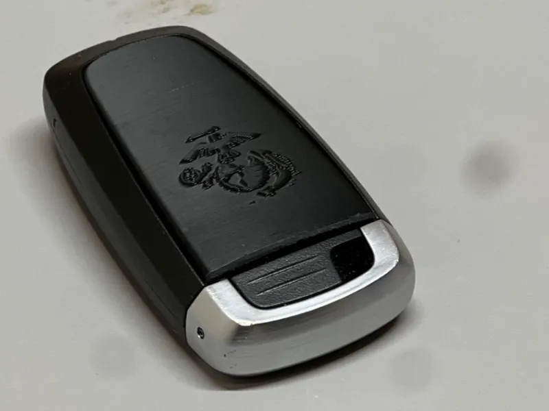 Ford keyfob battery cover with Marines logo (EGA)