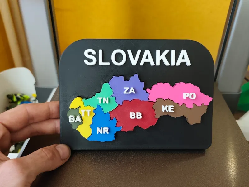 Slovak Regions / Slovenské Kraje Education Tool