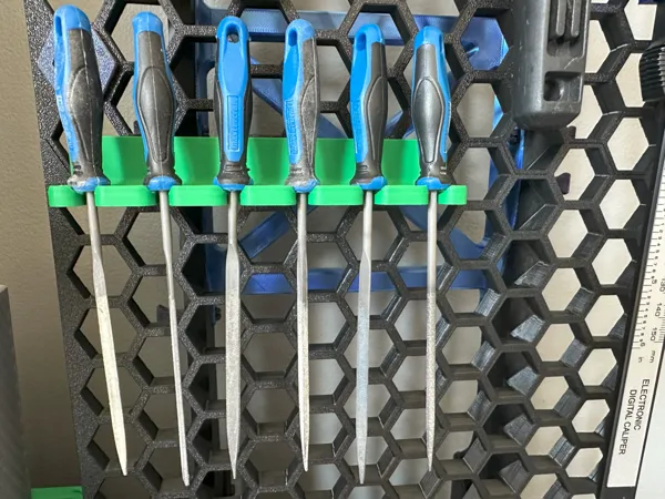 Range-limes aiguilles avec inserts hexagonaux
