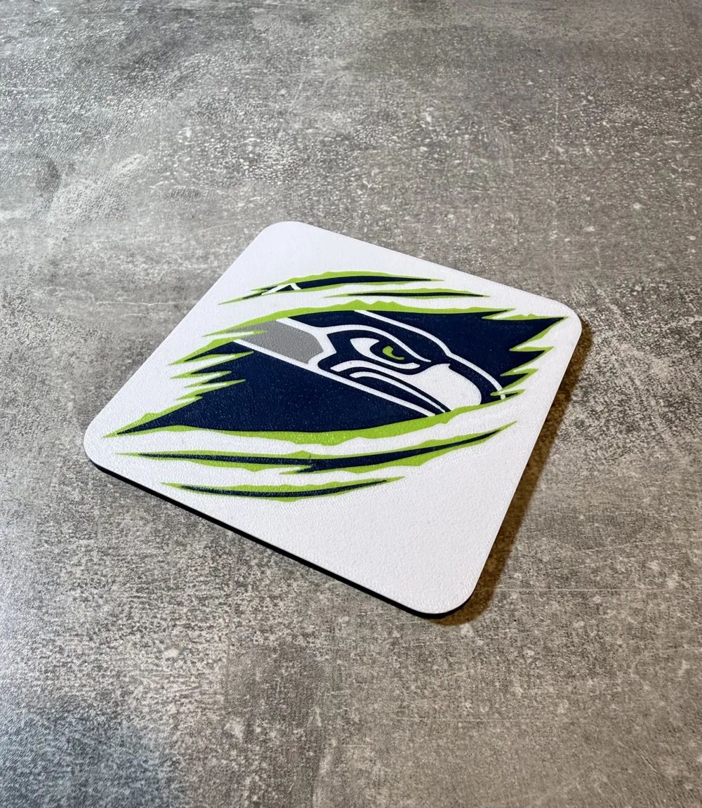SEATTLE SEAHAWKS - COASTERS - Free 3D Print Model - MakerWorld