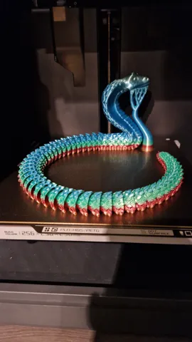 Articulated cobra snake