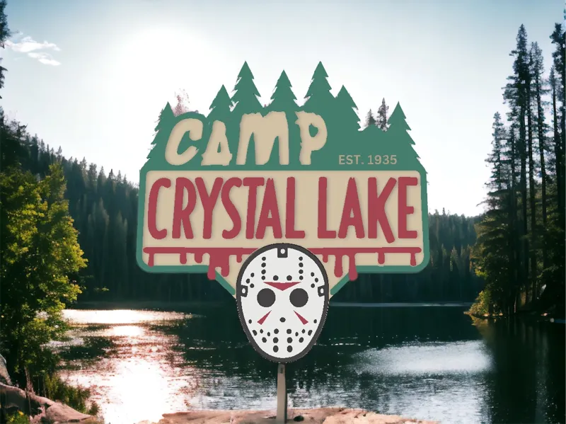 Camp Crystal Lake Magnet / Sign