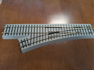 Dual gauge ho/hon3 narrow gauge turnout