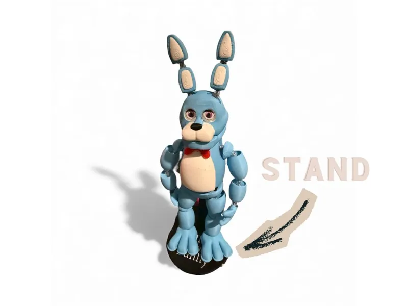 Stand for Bonnie Posable Figure Pipe-cleaner Model