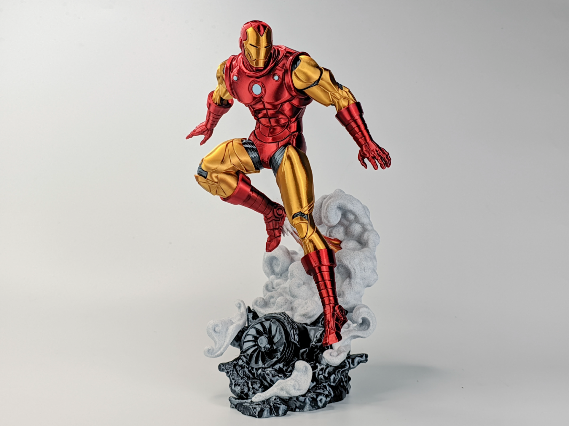 Miniatura 1 do modelo 3D 1963漫画钢铁侠Iron Man【拆件】