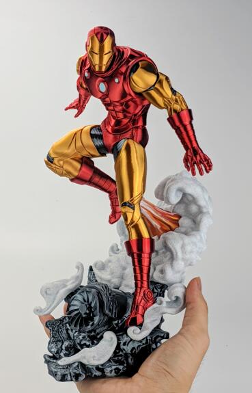 Miniatura 2 do modelo 3D 1963漫画钢铁侠Iron Man【拆件】